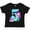 AB-Black, variant on Inktastic Fifth Birthday Mermaid Girls Toddler T-Shirt