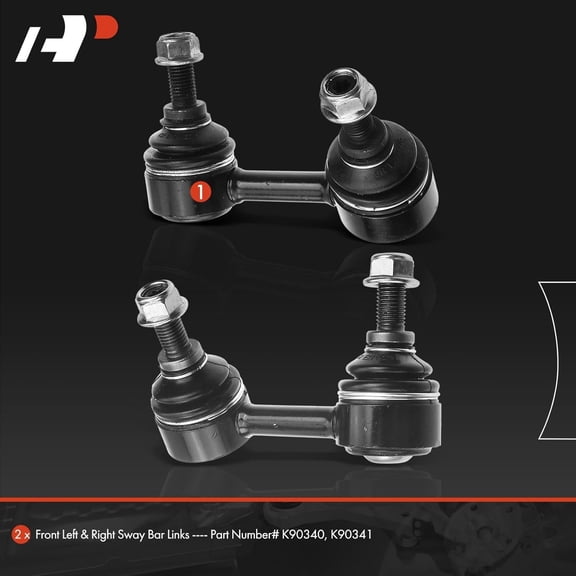 A-Premium 2Pcs Front Sway Bar End Links Compatible with Honda Accord 1998-2002 Acura TL 1999-2003 CL 2001-2003
