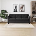 thumbnail image 6 of Home Square 2 Piece Living Room Set with Sofa and Loveseat in Black, 6 of 15