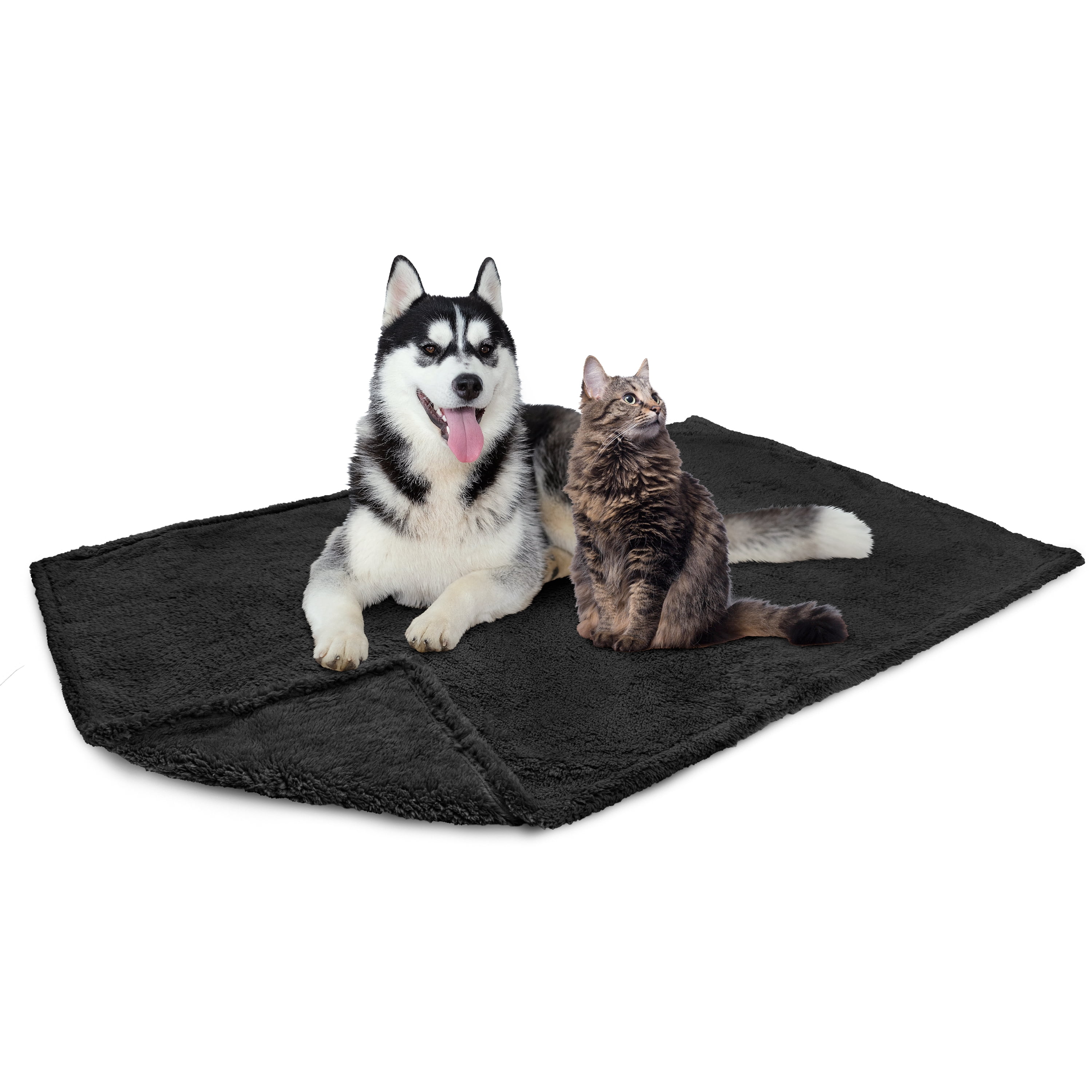 PetAmi Fluffy Waterproof Dog Blanket For Medium Large Dogs, Soft Warm