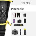 thumbnail image 4 of Greeniant Bolsa de sillín de bicicleta de tela Oxford NEWBOLER, portátil, impermeable, de gran capacidad, para exteriores, accesorios para Ciclismo Amarillo 13L, 4 of 6
