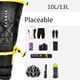 thumbnail image 3 of Advancent Bolsa de sillín de bicicleta de tela Oxford NEWBOLER, portátil, impermeable, de gran capacidad, para exteriores, almacenamiento para montar en Ciclismo Amarillo 13L Advancent OD028292-02, 3 of 6