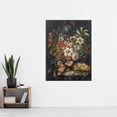 thumbnail image 2 of Elliger Still Life Flowers Fruit Bouquet Grapes Extra Large XL Wall Art Poster Print, 2 of 3