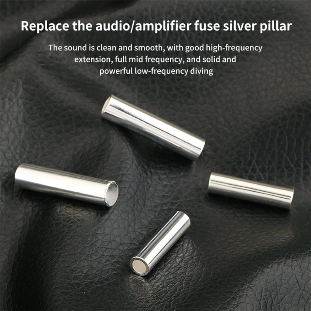 5x20mm/6x25mm Silver Fuse Pillar Providing Exceptionally HIFI Sound For Music