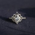 thumbnail image 4 of Anillo de plata de ley "Sin barro ni loto" para esposa, regalo de aniversario, cumpleaños, joyería para mujer, 6 unidades, color blanco, 4 of 5