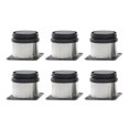 thumbnail image 1 of Miangastore Pieds de Meuble Multi 6 Pcs 2.48x2.48x1.97 Po Acier Inoxydable Design Simple, 1 of 9