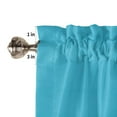 thumbnail image 6 of Blue Gradient Watercolor Small Curtain Rod Pocket Short Curtains Half Drapes Partition Cabinet Door Window Curtains Home Decor, 6 of 6