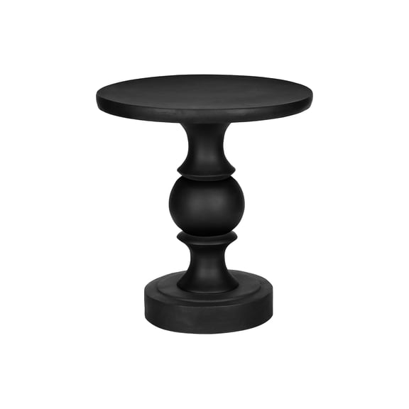 Accent Table - 25"H - Indoor Or Outdoor - Living Room - Nightstand - Black