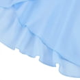 thumbnail image 3 of GiLiling Girls Ballet Skirts, Chiffon Wrap Mini Skirt with Ribbon Tie, Adjustable Dance Skirt for Ballet Class Performance Gymnastics (Light Blue, 6-7 Years), 3 of 6