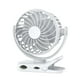 thumbnail image 4 of Ventilador personal de mano pequeño con clip, silencioso, para escalada, deportes, interior y exterior. blanco, 4 of 8