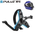 thumbnail image 3 of Puluz Motocicleta Casco Cámara deportiva Montaje Motorbike Video Recorder Chin Strap Soporte de lanzamiento rápido Reemplazo para Gopro Blue sidaley EL014483-01B, 3 of 7