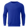 thumbnail image 1 of Wyzesi Chandails en Molleton Courts Gilet Homme Manches Longues Sans Capuche Col Rond Pull Mode Imprimé Couleur Unie Col Rond Chandail en Molleton, 1 of 5