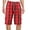 1 Red/Black, variant on Men's Plaid Checkered Multi Pocket Elastic Waist Lightweight Casual Cargo Shorts (24 Gray/Black/White, 2XL)