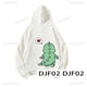 thumbnail image 3 of Sudadera con capucha de dinosaurio de dibujos animados para hombre y mujer, ropa de calle con personalidad, bonita, a la moda, combina con todo, Primavera, 3 of 5