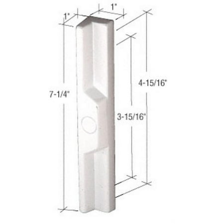 Crl White Sliding Glass Door Handle Pull With 3 15 16 And 4 Crl White Sliding Glass Door Handle Pull With 3 15 16 And 4 Holes Com