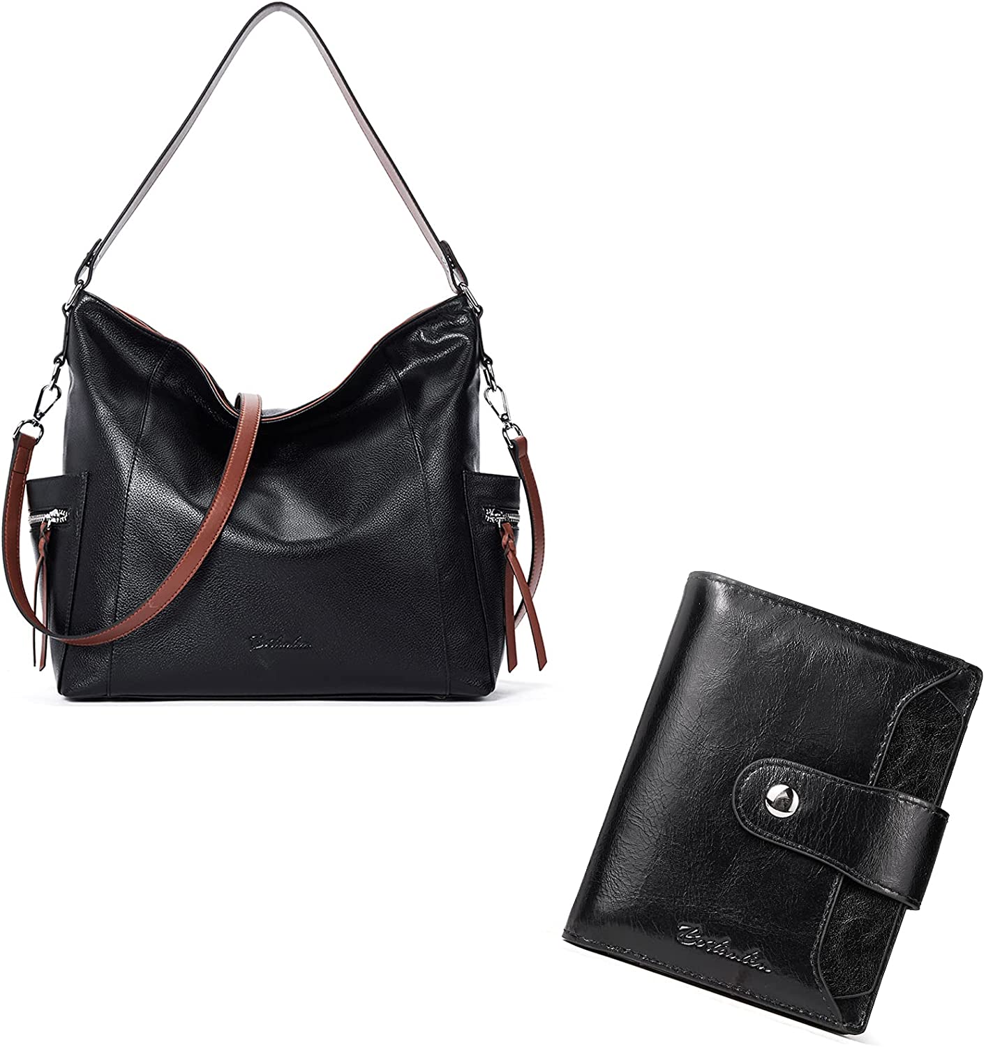 hobo cowhide wallet