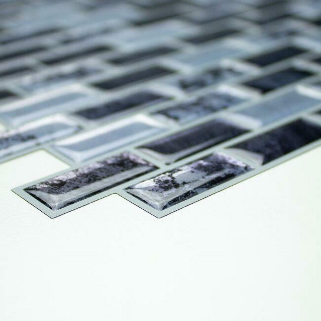 Traditional Marble Tile Peel and Stick Backsplash