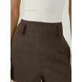 thumbnail image 3 of High Waist Checkered Shorts, 3 of 4