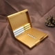 thumbnail image 1 of Caja de cigarrillos dorada, 2 uds., soporte de plástico para 20 cigarrillos, caja de cigarrillos, doble Fa, 1 of 5