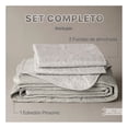thumbnail image 3 of Edredón Ligero Real Textil + 2 Fundas de Almohada, Juego de Colcha King Size, Color Khaki/Beige, 3 of 9