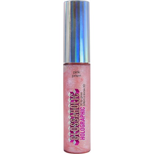 Hard Candy Glossaholic Holographic 3D Lip Gloss, Pink Prism, 1.1 Fl. Oz
