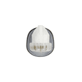 thumbnail image 3 of Supersmile Replacement Brush Heads for Zina45 Sonic Pulse Electric Toothbrush, Charcoal (Pack of 2), 3 of 5