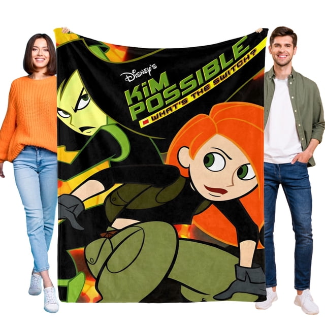 Kim Possible anti-pilling, suave, ligera, esponjosa y acogedora de lujo para hogar y cocina – Perfecta para niños y adultos,150X120cm