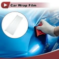 thumbnail image 2 of Unique Bargains White Carbon Fiber Pattern Protective Car Wrap Film 22ft x 5ft Exterior Interior Vinyl Wrap Cover 5.5mil 1 Pc Universal, 2 of 6