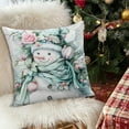 thumbnail image 7 of Under $5 Christmas Throw Pillow Covers Christmas Pillow Cover Sofa Decoration Pillow Cushion Cover Cushion Covers for Couch Sofa Bed, Soft and Breathable Indoor Home Decoration 18x18", 7 of 7
