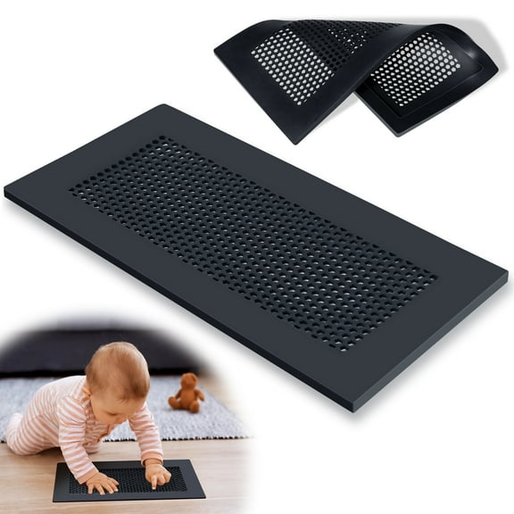 Orzbow Soft Silicone Vent Cover for Home Wall/Ceiling/Floor Register, 1 Piece, Black