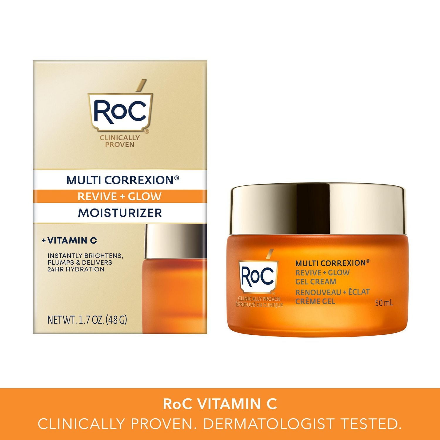 RoC Skincare - Multi Correxion®️ - Revive + Glow Gel Cream with