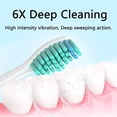 thumbnail image 4 of Clean Replacement Electric Toothbrush Replacement Brush Heads, 4 Brush Heads, 4 of 5
