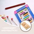 thumbnail image 3 of TEHAUX Roulettes en Bois Instruments de Musique Kaki 1Pcs Compétences Motrices Fines Montessori, 3 of 6