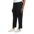 thumbnail image 6 of Danskin Women's Luxe Retro Jogger Sweatpant, Black, Small, 6 of 8