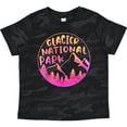 thumbnail image 3 of Inktastic Glacier National Park Montana Pink Mountains Boys or Girls Toddler T-Shirt, 3 of 5