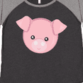 thumbnail image 4 of Inktastic Cute Pig, Little Pig, Pig Head, Pink Pig Women's Plus Size T-Shirt, 4 of 5