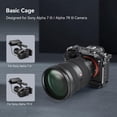 thumbnail image 2 of Funda de cámara SMALLRIG A7RIII/A7III/A7M3 para Sony Black, 2 of 9