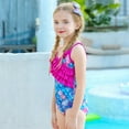 thumbnail image 4 of GYRATEDREAM Girls Rash Guard Sleeveless Swimsuits One Piece Swimsuits UPF 50+ Beach Swimwear Bathing Suits for 6-7 Years, 4 of 9