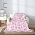 thumbnail image 2 of Hirioo Cute Pig for Flannel Blanket, Cozy and Warm Throw for Bed or Couch ,Perfect for All Seasons-40"x30", 2 of 6