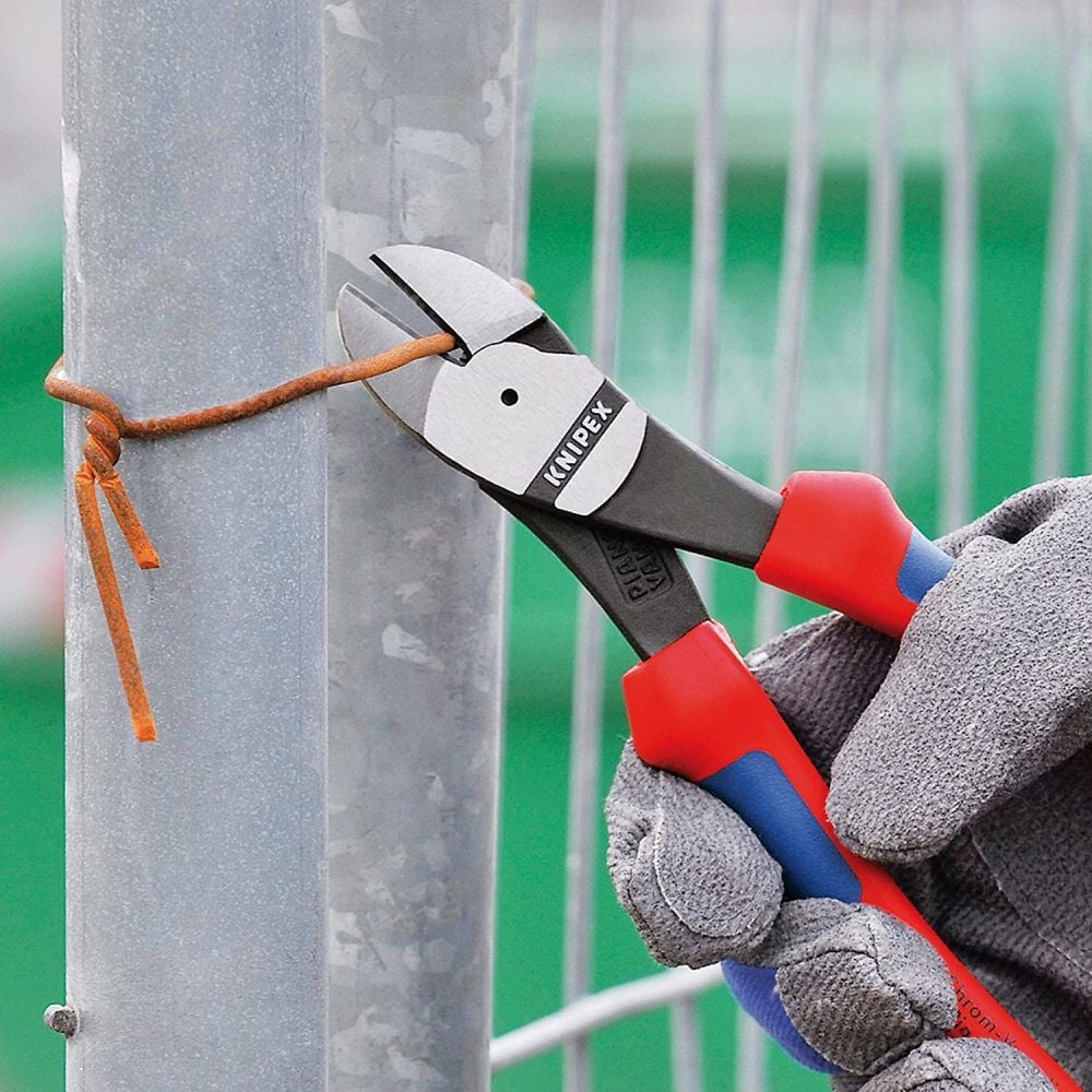 Knipex 74 02 250 10" High Leverage Diagonal Cutters With Comfort Grip