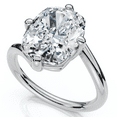 thumbnail image 4 of Pompeii Certified 4Ct Atelier Solitaire Diamond Engagement Ring 14k Gold Lab Grown, 4 of 7