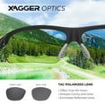 thumbnail image 4 of Xagger Polarized Lightweight UV400 Wrap Around Sport Sunglasses for Men Women Baseball Softball Running Glasses, 4 of 6