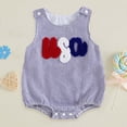 thumbnail image 2 of JUMEYU Baby Bodysuit Girl Newborn Infant Baby Boys Girls Bodysuit Shoulder Bodysuits Soft Gift 0 3 6 9 12 18 24 Months (Blue,3-6 Months), 2 of 8