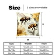 thumbnail image 5 of Honeybee Covers Set of 2 with Unique Patterns for Bed, Chair Pillow Covers, Decorative Pillows - Available in 16x16, 18x18, 20x20 Inchesfor Various Occasions, 5 of 6