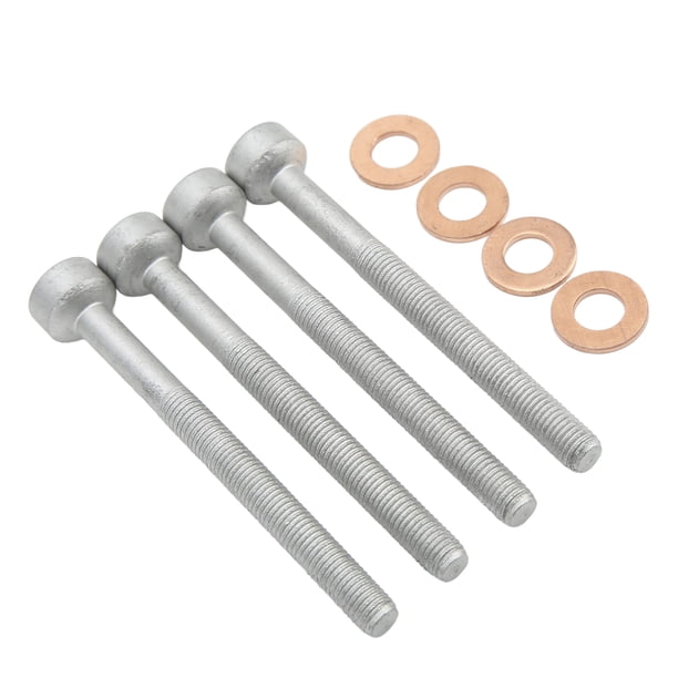 Reemplazo de pernos de inyector, 8 piezas Pernos de inyector de combustible Perno de inyector de combustible Arandelas de sello de inyector de combustible Durabilidad probada en el tiempo