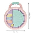 thumbnail image 3 of Aodebiao Electronic Hand Clap Drum Toy with Light & Music Early Learning Sensory Play Interactive Fun Developmental Grasp Training Plastic Percussion Instrument for Toddlers Birthday Gift, 3 of 7