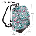 thumbnail image 2 of Yiaed Swimming Bulldog Print Laptop Backpack for Women Slim Computer Bag Work Travel College Backpack Purse Fits 14 Inch Notebook, 2 of 4