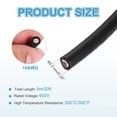 thumbnail image 2 of Uxcell 10 AWG Flexible Silicone Wire 6m/20ft Tinned Copper Electrical Wire Black, 2 of 6