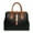 black with brown, variant on Premium luxury crocodile-print women's bag leather tote bag, large capacity top cowhide one-shoulder cross-body bag