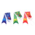 thumbnail image 3 of Miangastore 3pcs Fish Windsock Japanese Garden Decor Hanging Wind Flag Fish Party Decoration, 3 of 9
